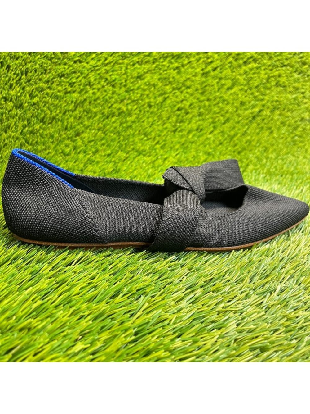 Rothy's The Point Mary Jane Womens Size 6 Black Casual Slip On Ballet Flats